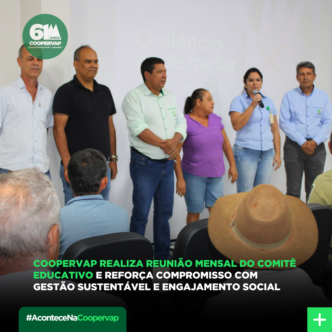 Coopervap Realiza Reunião Mensal do Comitê Educativo e Reforça Compromisso com Gestão Sustentável e Engajamento Social