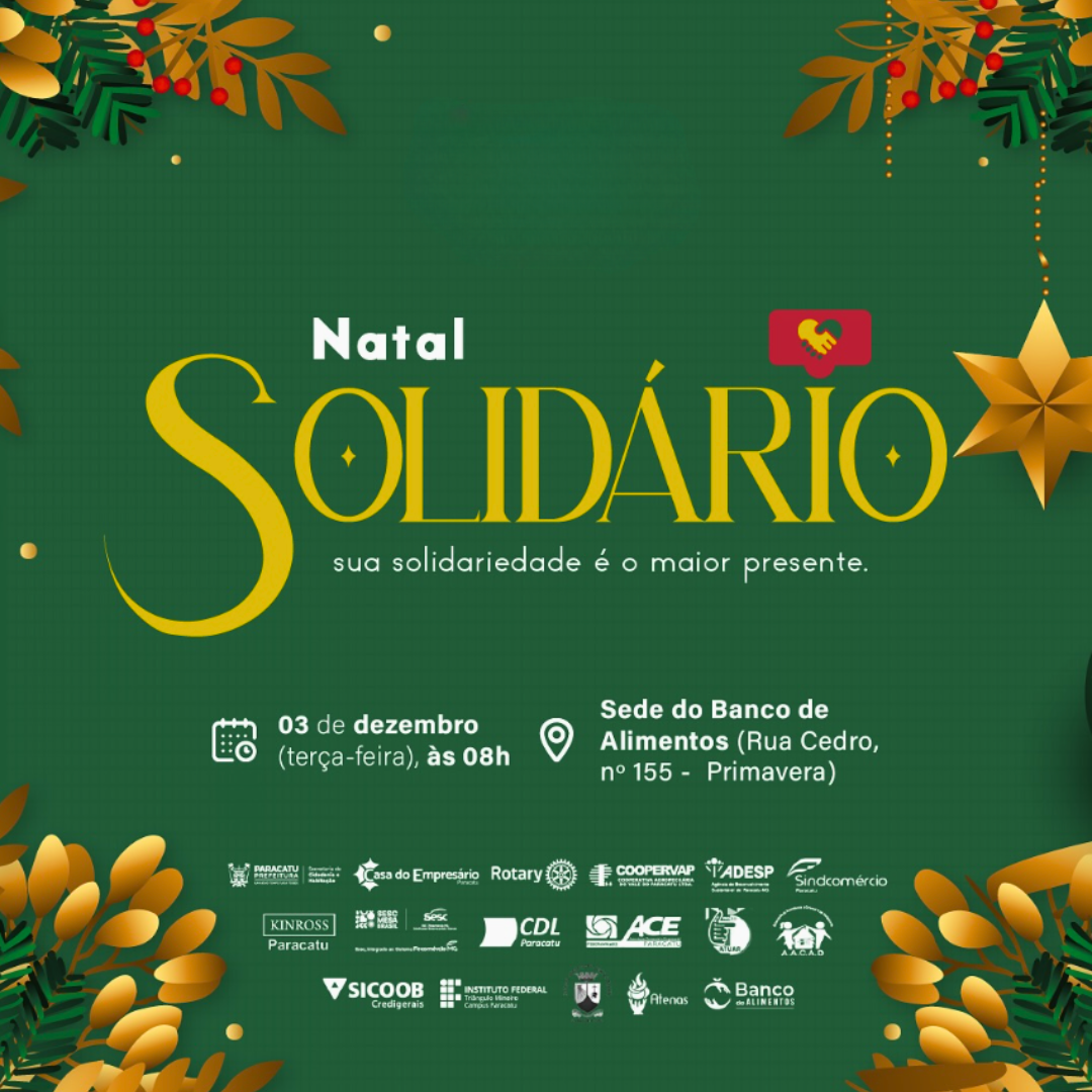Coopervap participa do lançamento da Campanha Natal Solidário 2024 e reforça compromisso social
